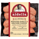AIDELLS CHICKEN SAUSAGE GARLIC & GRUYERE - Emmas Premium Services